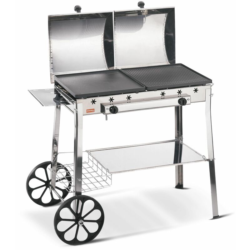 Ferraboli - Barbacoa Ghisa Stereo inox barato