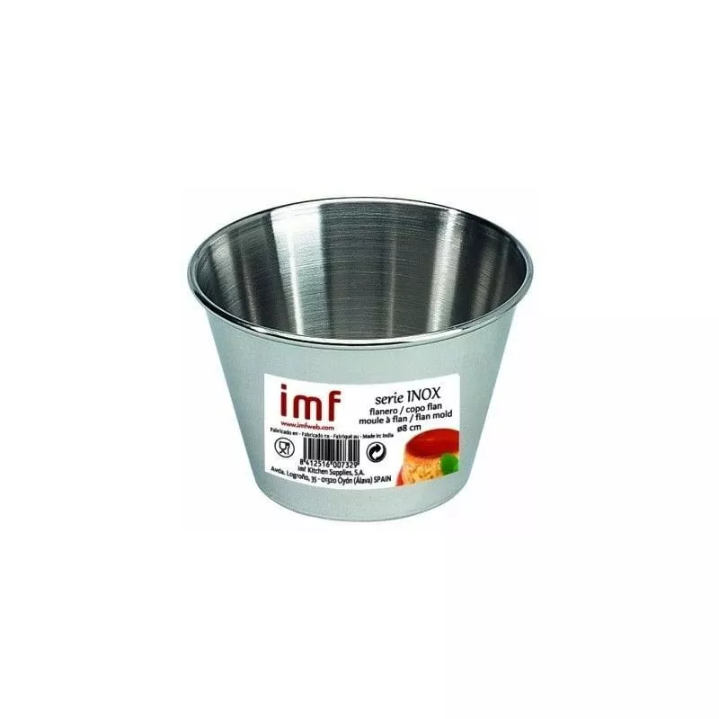 Flanero Resposteria Liso 08Cm Inox - Imf En Oferta Flanero Resposteria Liso 08Cm Inox - Imf Barato