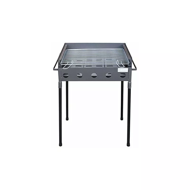 Flores Cortés 33220 - Barbacoa De Doble Altura, 51 X 33 X 62 Cm, Color Negro En Oferta Flores Cortés 33220 - Barbacoa De Doble Altura