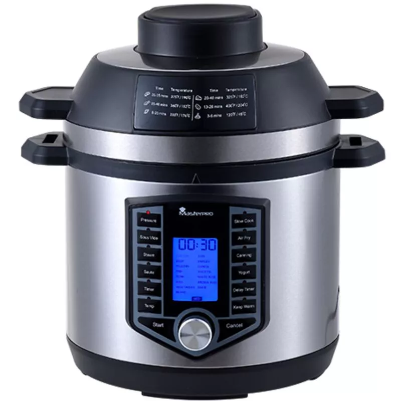 Freidora de Aire y OLLA a Presión Eléctrica 1500W 6L - Masterpro barato