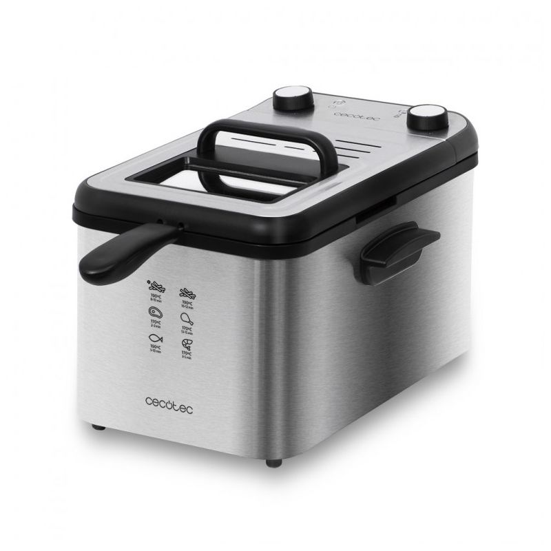 Freidora elec 4lt 3270w cecotec cleanfry infinity 4000 full barato