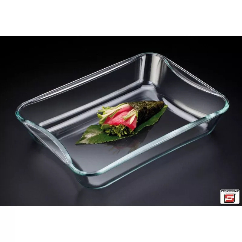 Fuente Rectangular Vidrio 2.5 L 31X22.8X6.2 Cm En Oferta Fuente Rectangular Vidrio 2.5 L 31X22.8X6.2 Cm Barato