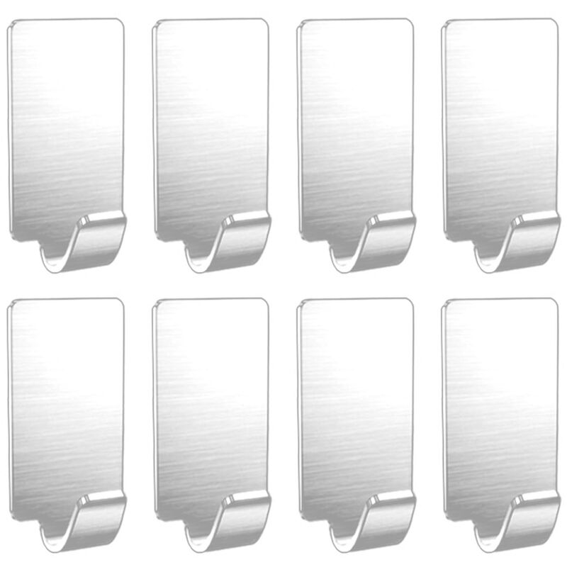 Fuerte gancho de viscosa cepillada impermeable 304 gancho de acero inoxidable de metal gancho trasero de la puerta de la pared del bano ranura ancha barato