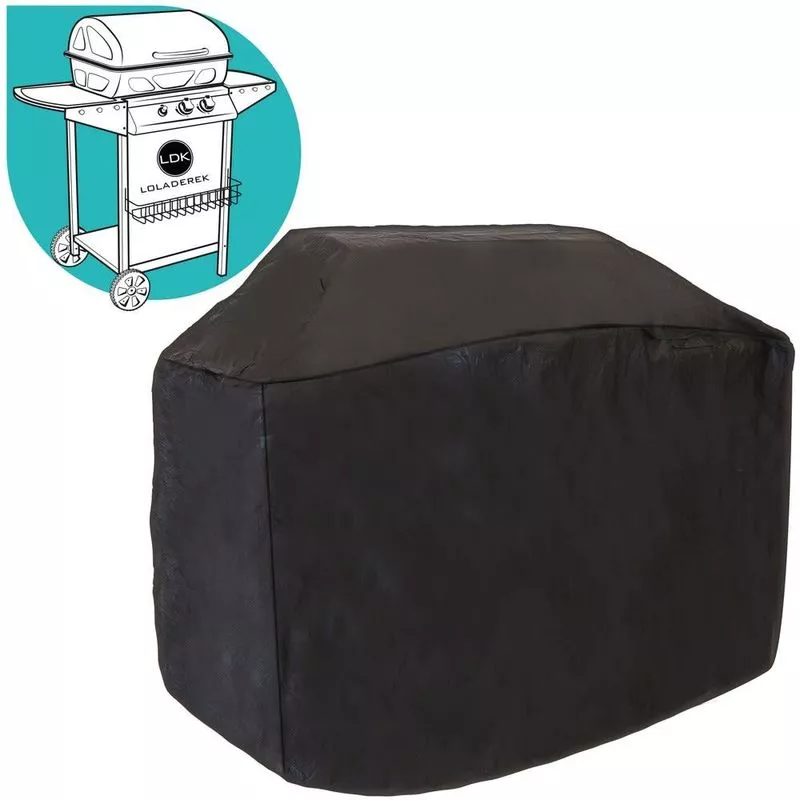 Funda Barbacoa Pvc Reforzado Negro 139 X 54 X 111 Cm En Oferta Funda Barbacoa Pvc Reforzado Negro 139 X 54 X 111 Cm Barato