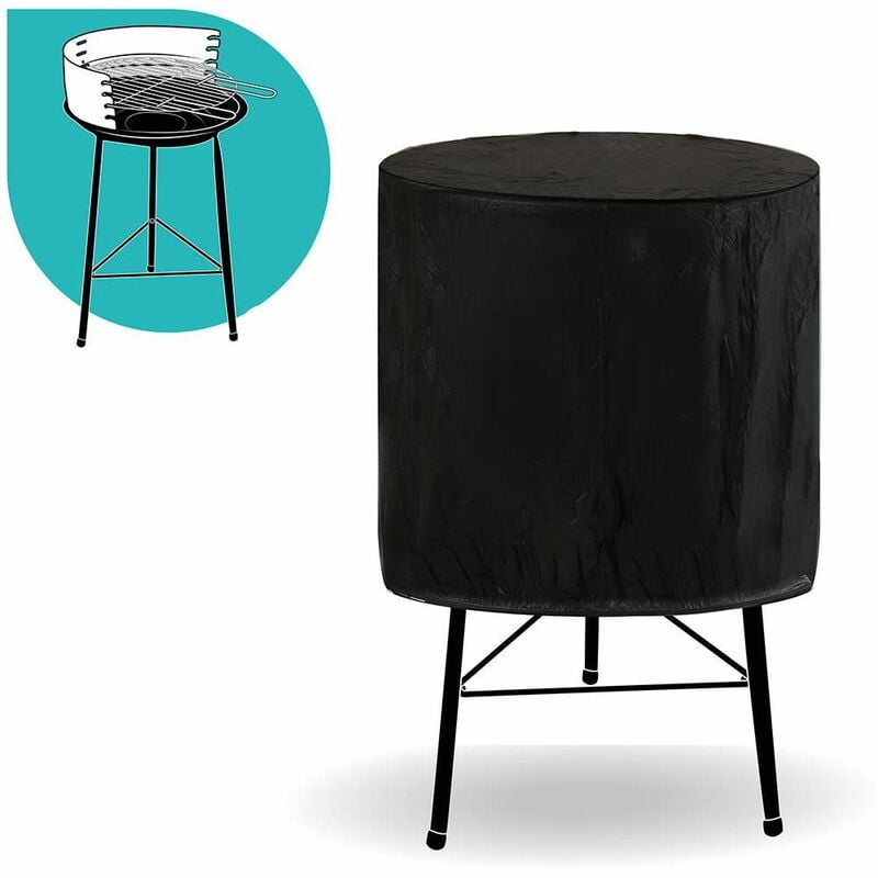 Funda Barbacoa Pvc Reforzado Negro 71 X 56 Cm barato