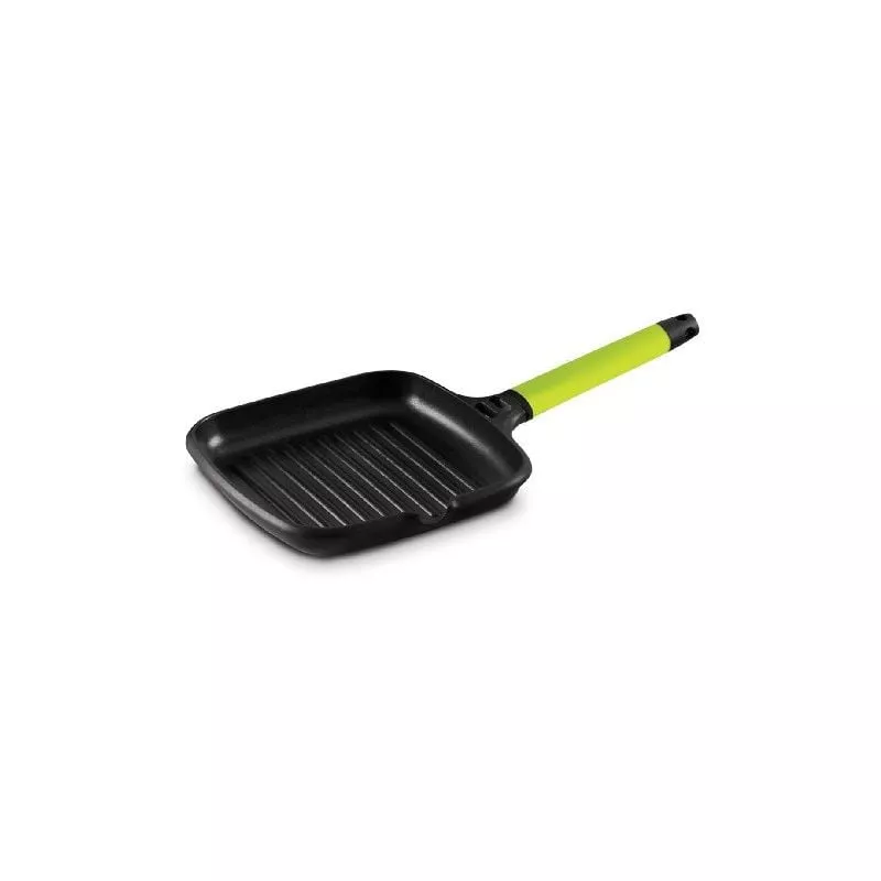 Fundix_F3-IG27 - Fundición (27 x 27 cm) en Aluminio Indeformable con Grill Mango Aero Kiwi