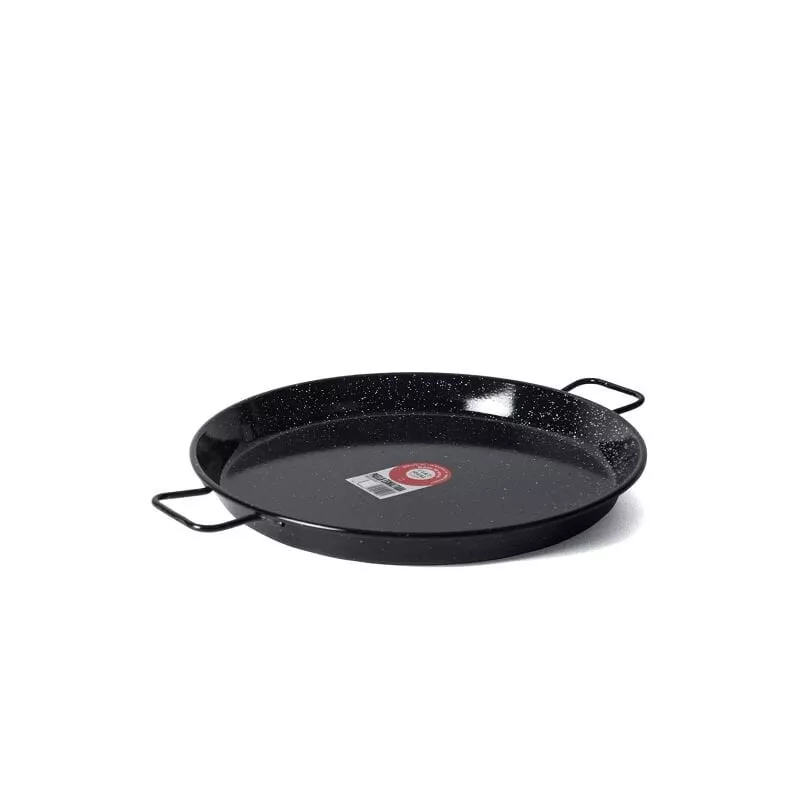 Garcima - Paellera Valenciana Esmaltada 9 Personas 40 cm Negro barato