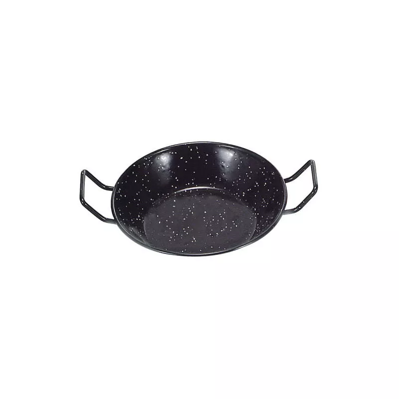 Garcima - Sartén Doble Honda Con Asas Esmaltada 18 cm. barato