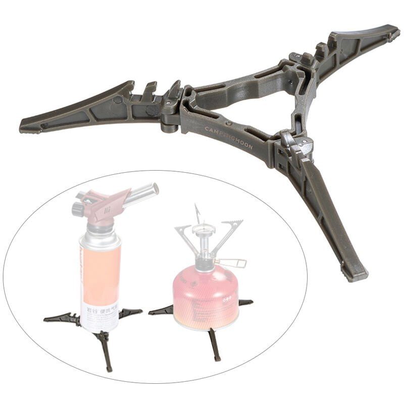 Gas plegable plana embalse de soporte para botella de larga boquilla del cartucho del soporte del tripode de gas de bote barato