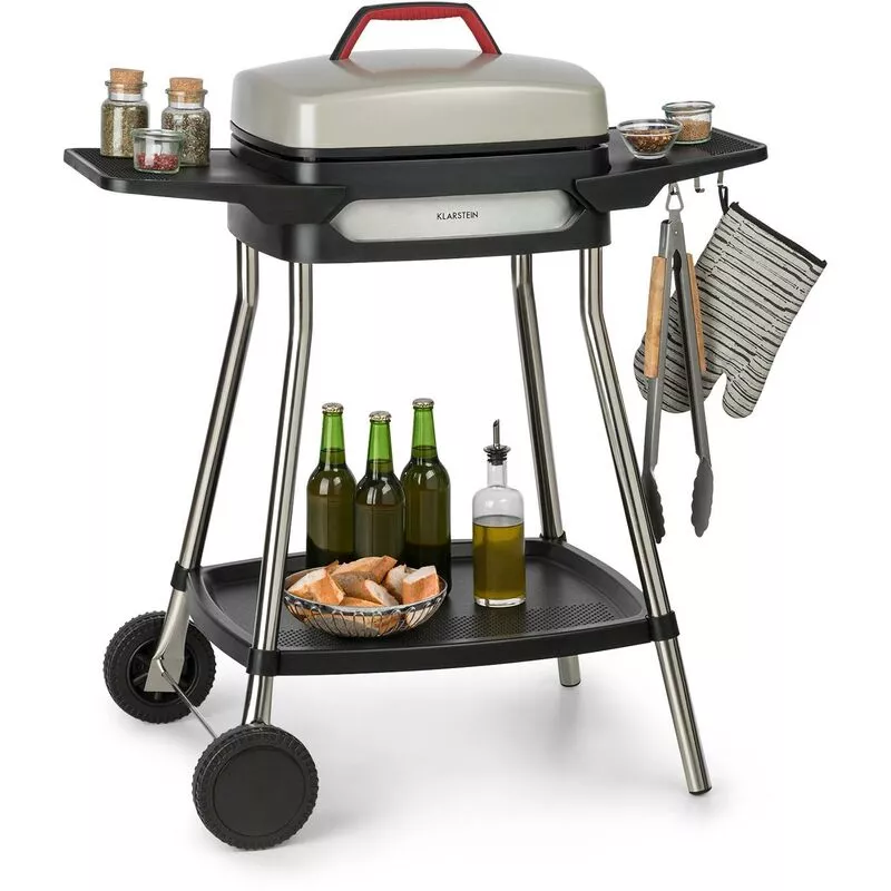 Gatsby Parrilla eléctrica de 2000W Superficie antiadherente Beige/Negra barato