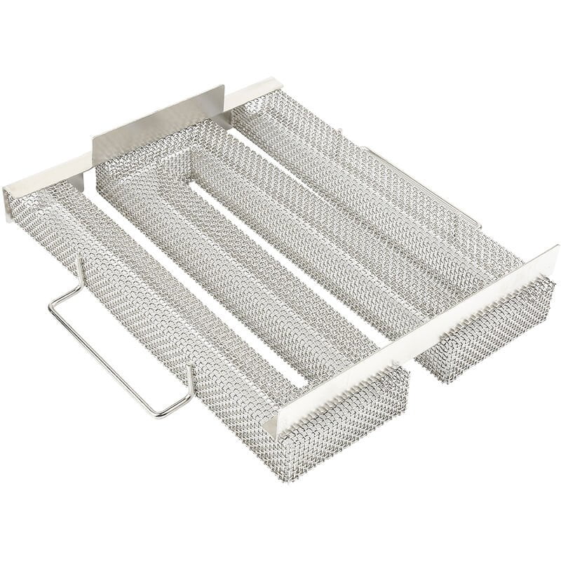 Generador de humo frío para grill - ahumador de acero inoxidable en forma de M - 22