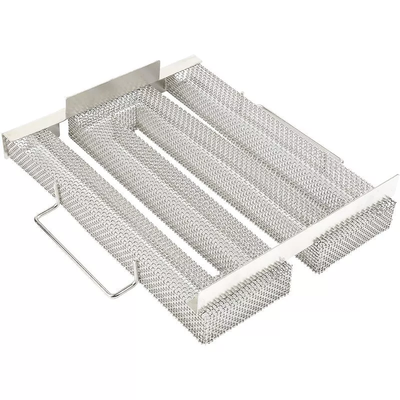 Generador De Humo Frío Para Grill - Ahumador De Acero Inoxidable En Forma De M - 22,5X17,5X4,5Cm - Marron En Oferta Generador De Humo Frío Para Grill - Ahumador De Acero Inoxidable En Forma De M - 22