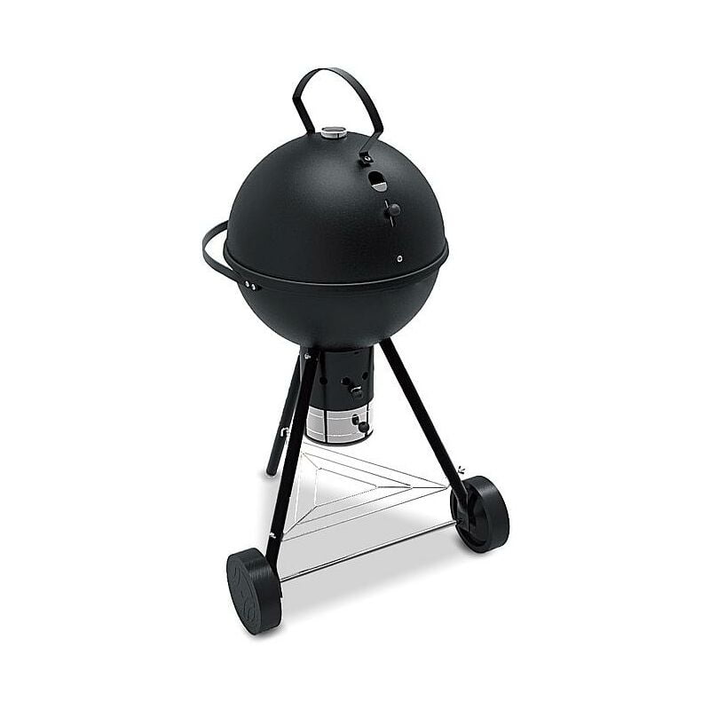 Giotto - Barbacoa de carbón y leña de acero inoxidable con parrilla ø 45 cm - Frankystar barato