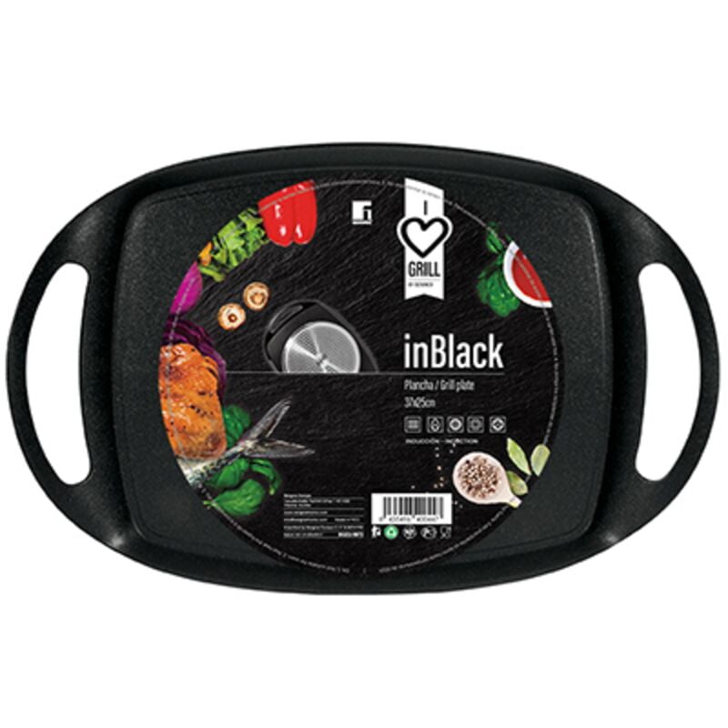 Grill Aluminio Forjado Alta Callidad Negro 36