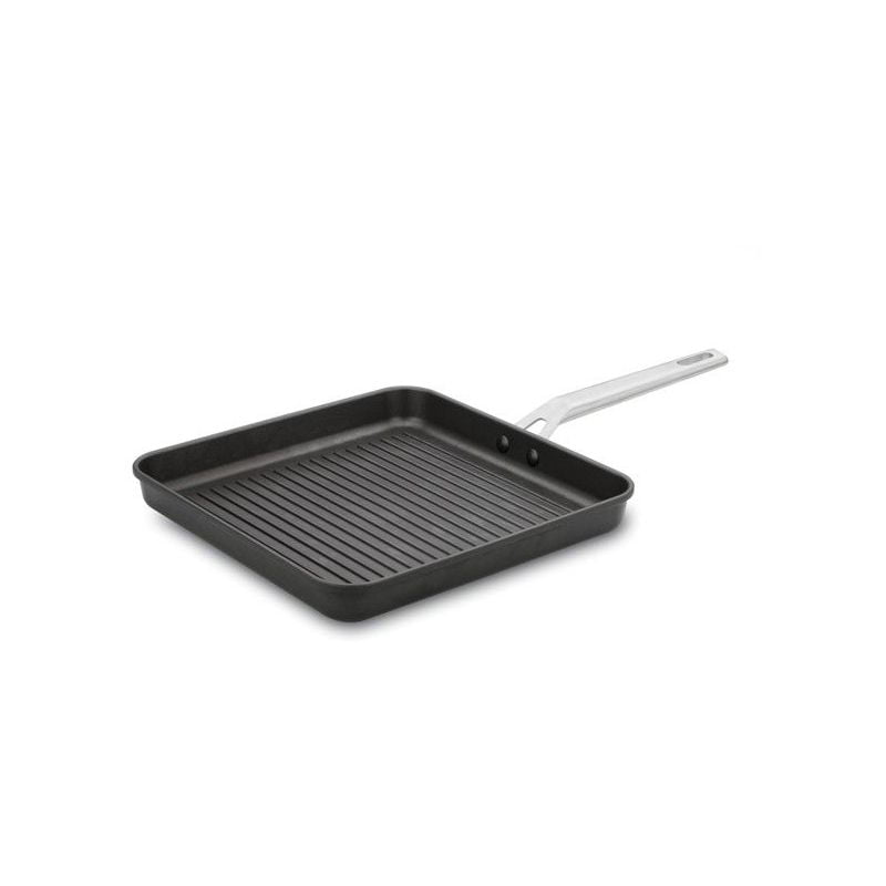 Grill Plancha 28X28Cm Rayas Con Mango Induccion Aluminio/Fundido Aire Valira barato