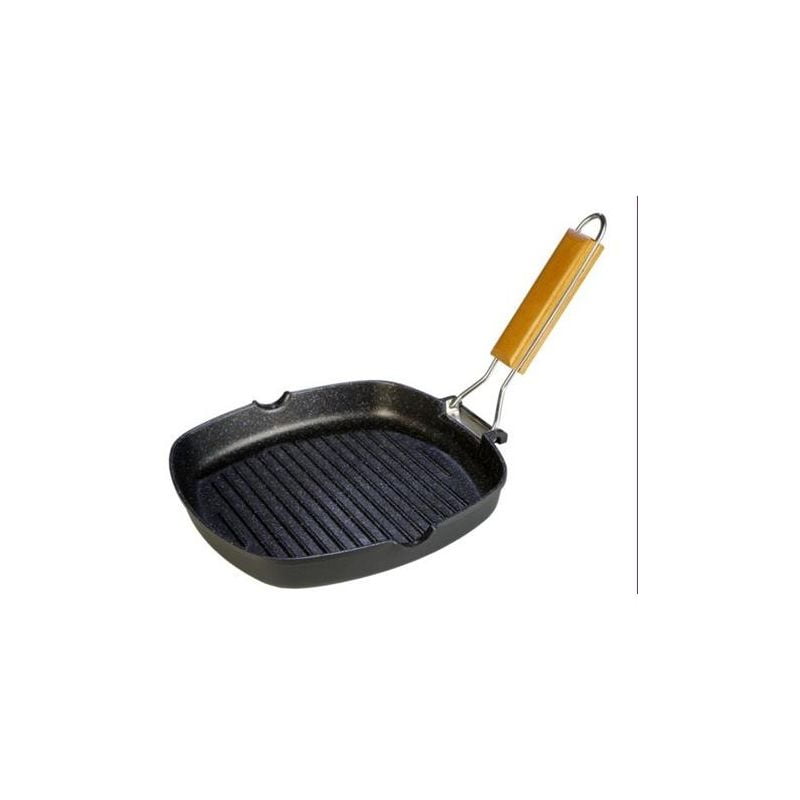 Grill Rayas Aluminio Fundido 28X28Cm Ecochef 14028 barato