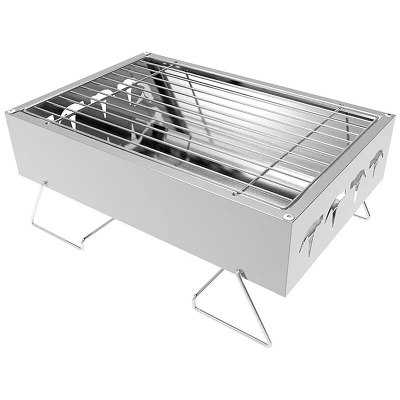 Grill Top Soporte Para Acampar, Acero Inoxidable, Plegable En Oferta Grill Top Soporte Para Acampar