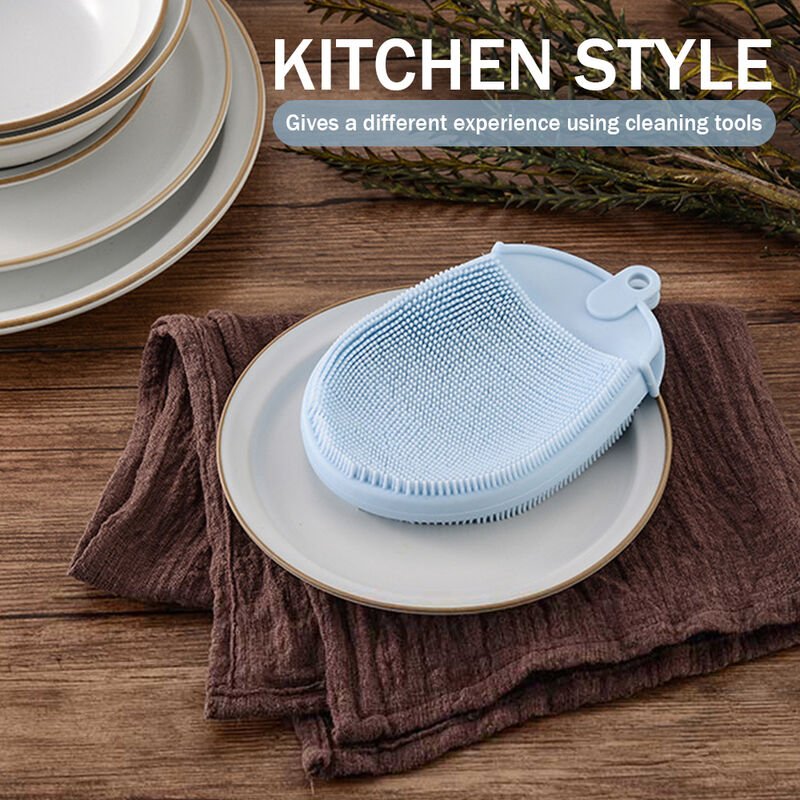 Guantes de cepillo de limpieza