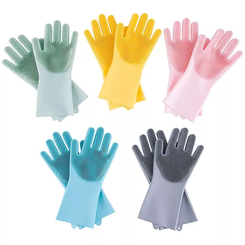 Guantes de limpieza de silicona para cocina