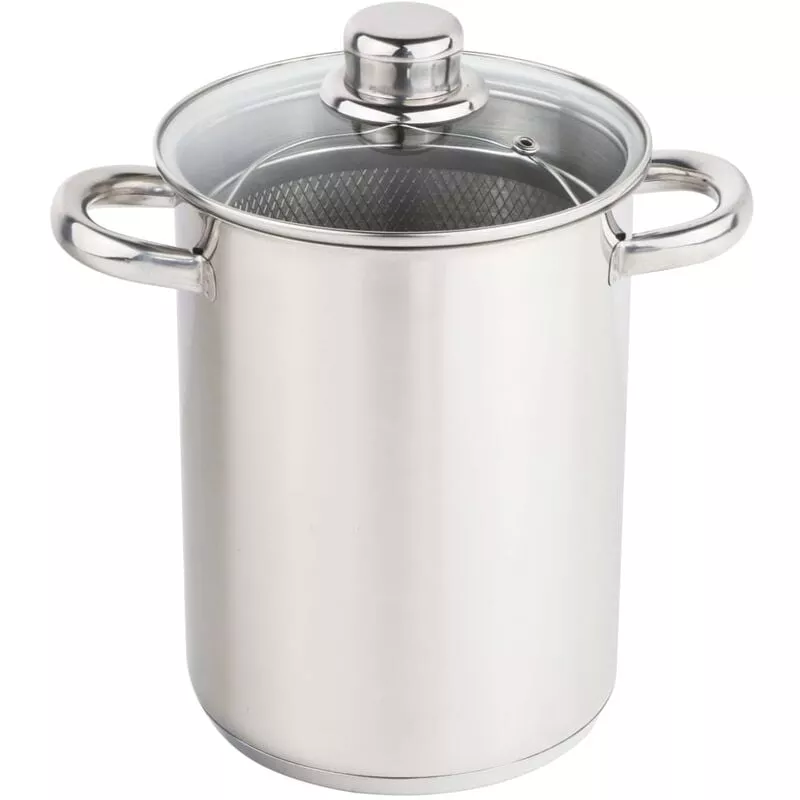 Hi Olla Para Espárragos Plateada 4 L En Oferta Hi Olla Para Espárragos Plateada 4 L Barato