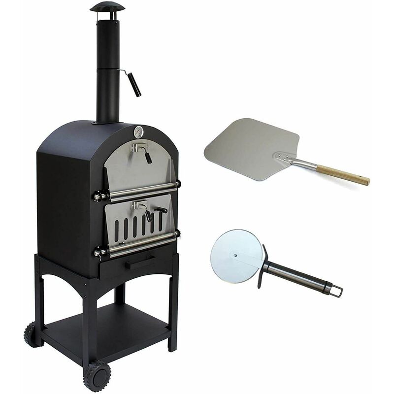 HPO01 Horno de Pizza 157x50x64cm Horno de Pizza con carbón