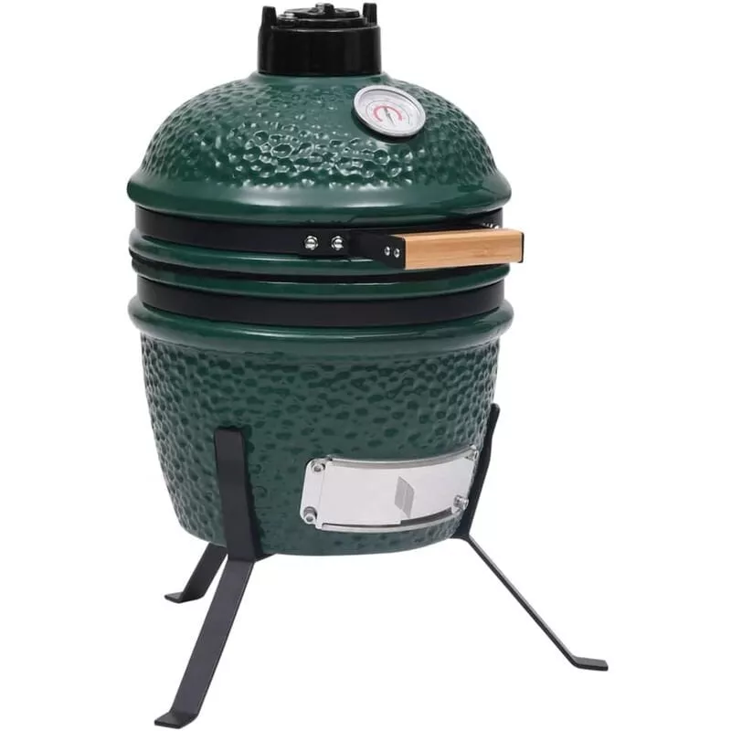 Happyshopping - Barbacoa 2 En 1 Ahumadora Kamado De Ceramica Verde 56 Cm En Oferta Happyshopping - Barbacoa 2 En 1 Ahumadora Kamado De Ceramica Verde 56 Cm Barato
