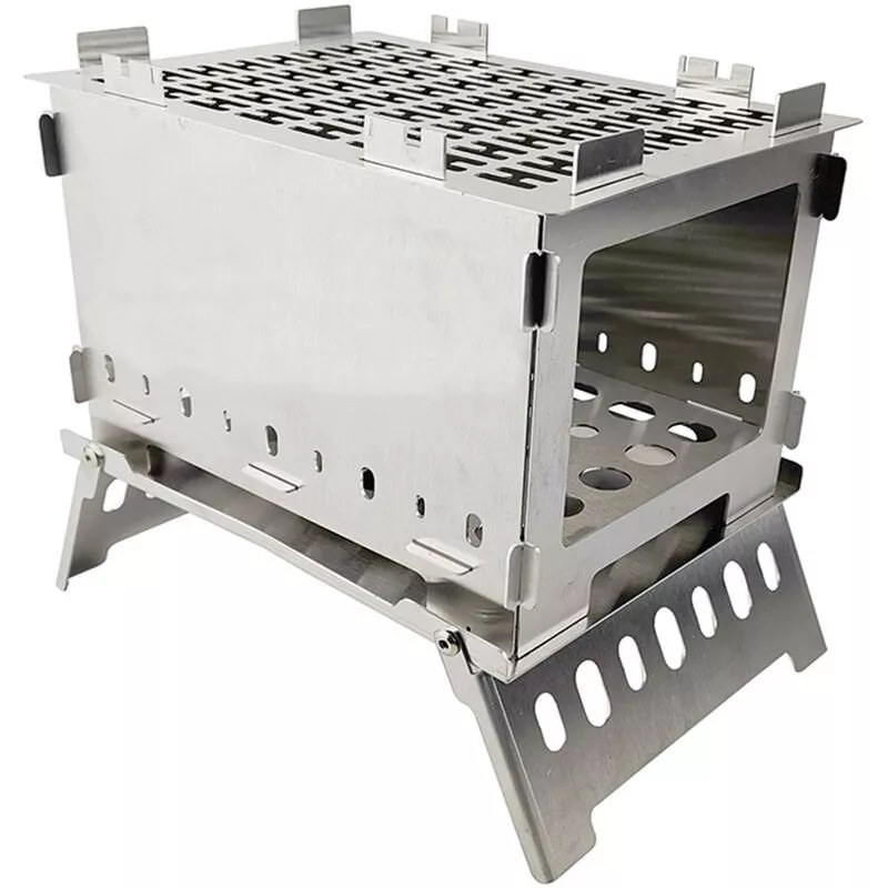 Happyshopping - Estufa De Lena Plegable Al Aire Libre, Parrilla De Barbacoa En Oferta Happyshopping - Estufa De Lena Plegable Al Aire Libre