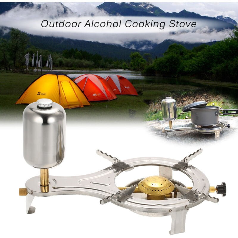 Happyshopping - Nuevo diseno Estufa de cocina de alcohol liquido para exteriores Gasify Estufa de camping para picnic al aire libre Senderismo barato