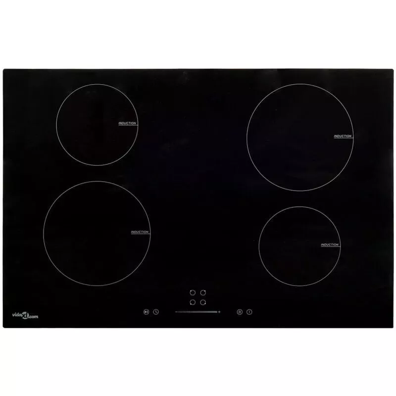 Happyshopping - Placa de induccion 4 quemadores tactil vidrio 77 cm 7000 W barato