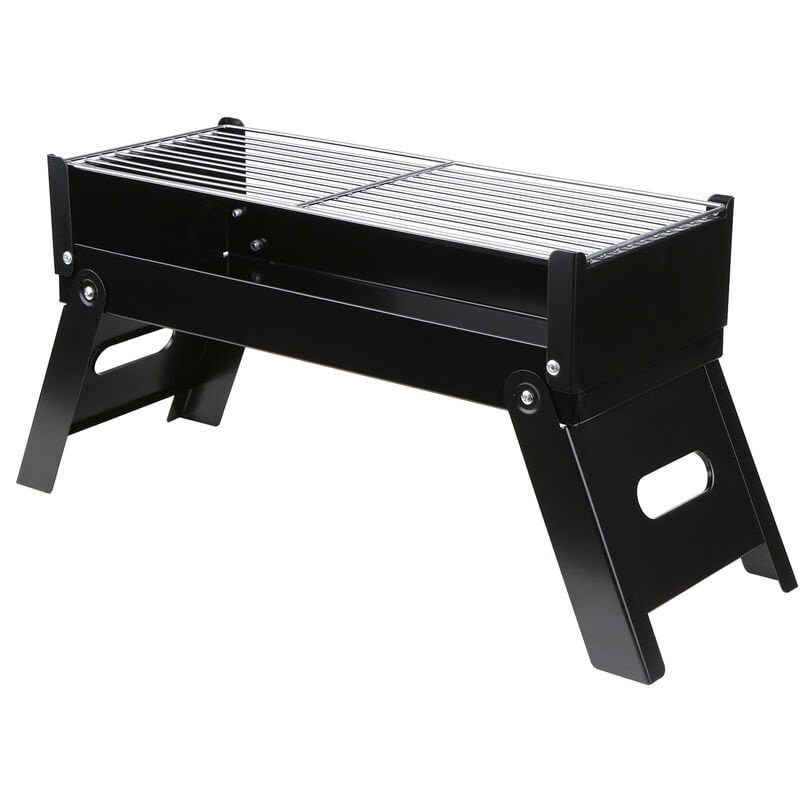 Happyshopping - Portatil plegable Parrilla de carbon