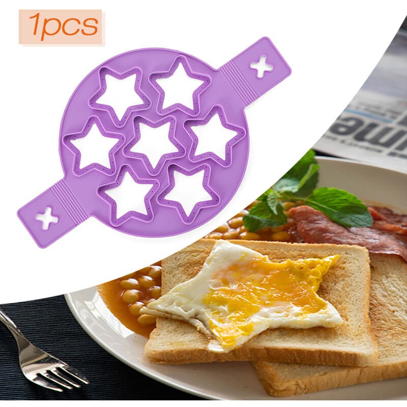 Herramienta de cocina de anillo de huevo antiadherente de silicona para hacer panqueques para freir panqueques de muffins o dar forma a huevos