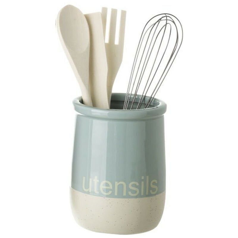 Hogar Y Mas - Bote Porta Utensilios práctico de Gres - Hogar y más Azul barato