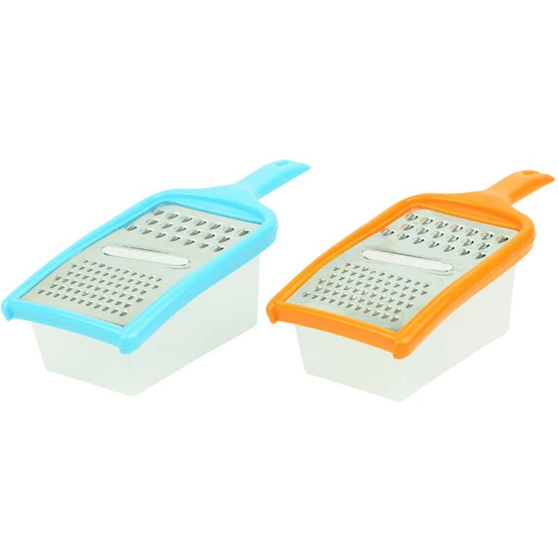 Hogar Y Mas - Rallador Multiusos de Acero Inoxidable Naranja barato