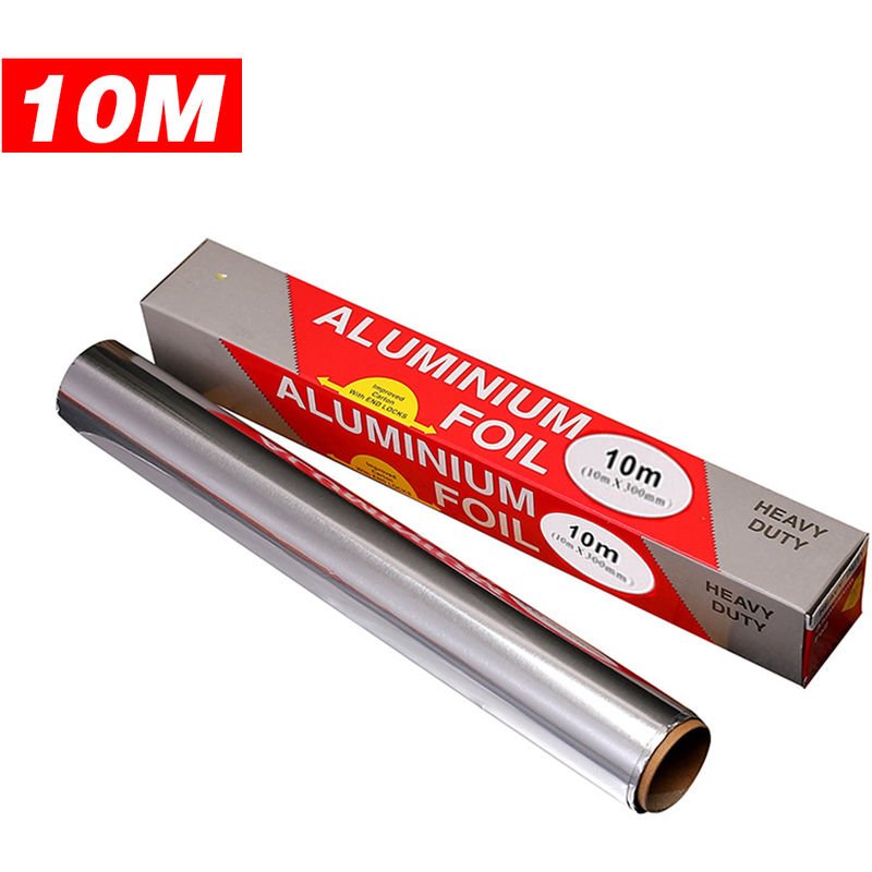 Hoja de papel de aluminio rollo de servicio pesado para no palo grueso del papel de aluminio para herramientas La parrilla de horno