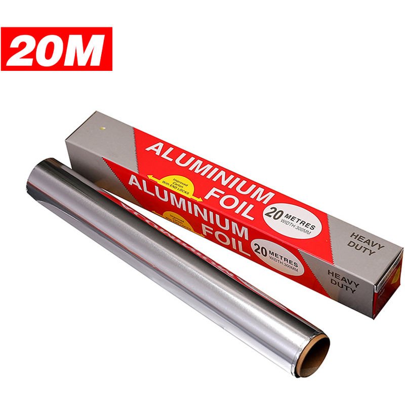 Hoja de papel de aluminio rollo de servicio pesado para no palo grueso del papel de aluminio que asa a la herramienta para hornear