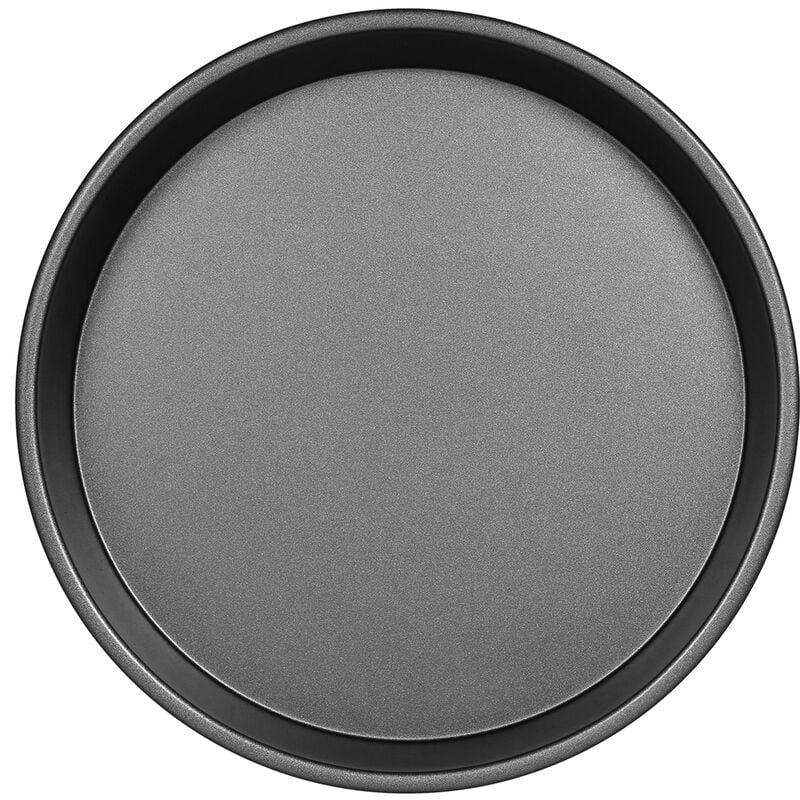 Hojas de pizza Pan Pizza Molde de horno de calcinacion para Horno Negro antiadherente bandeja redonda de pizza para hornear de 8 pulgadas de hoja de barato