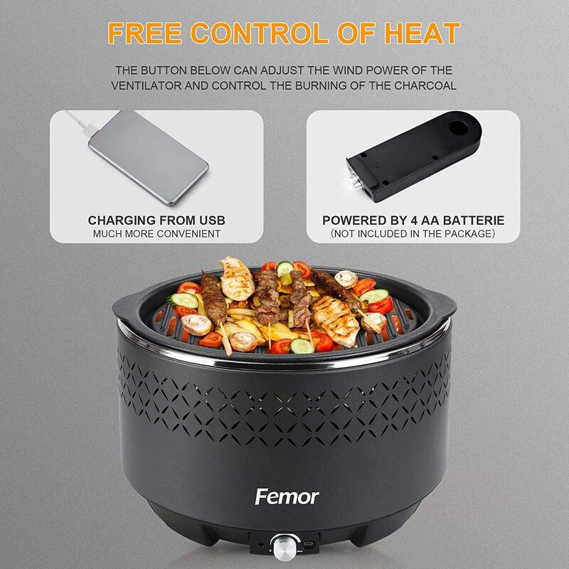 Homfa - Barbacoa de Carbón sin Humo