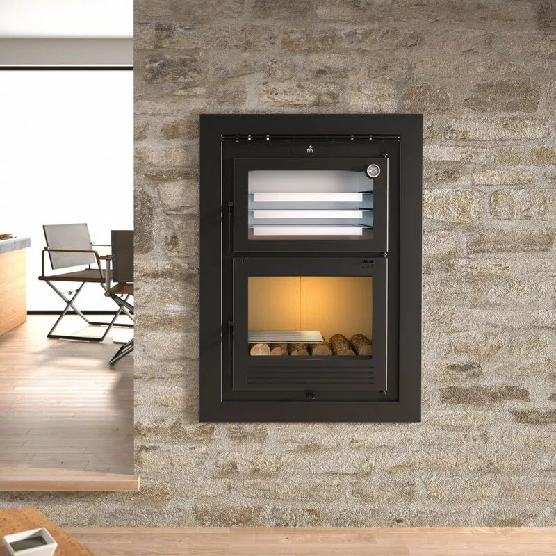 Horno Leña Insertable Fm - Interior Vermiculita - Modelo Hli 100 En Oferta Horno Leña Insertable Fm - Interior Vermiculita - Modelo Hli 100 Barato