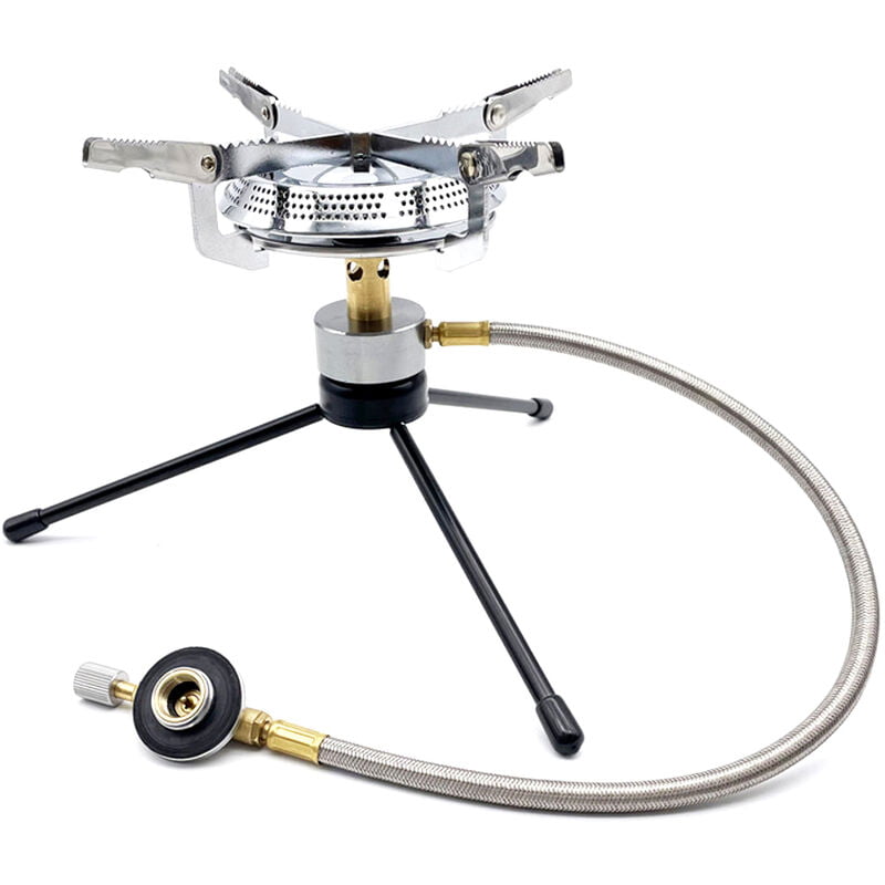 Horno al aire libre Estufas de camping divididas Barbacoa Estufas plegables de te Estufas de camping al aire libre