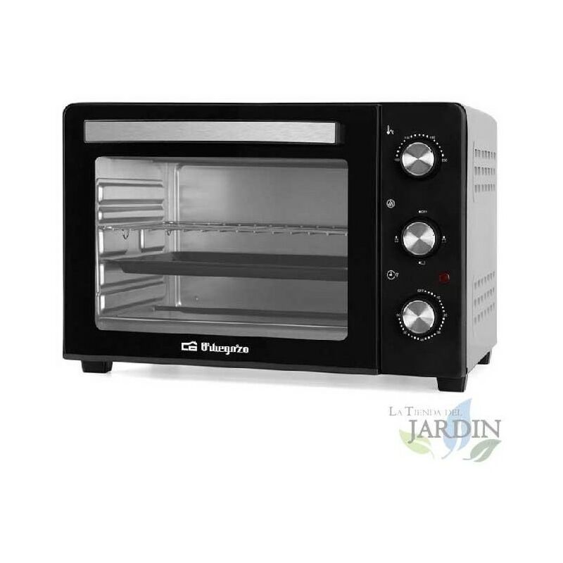 Horno de Convección 25 litros Orbegozo 1500 W. Selector de temperatura de 100 - 230°C. Temporizador hasta 60 min. barato