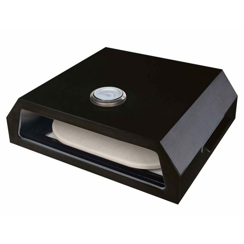 Horno de piedra de barbacoa acero negro - Negro - Bbgrill barato