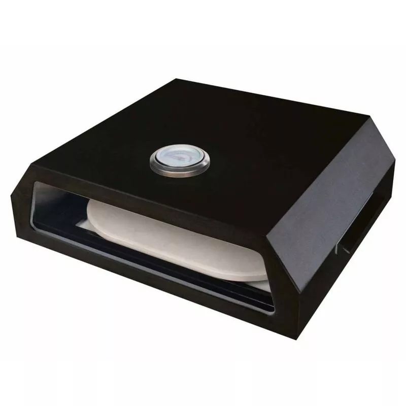 Horno de piedra de barbacoa acero negro - Negro - Bbgrill barato