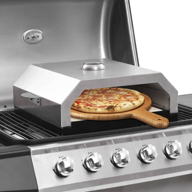 Horno de pizza con piedra de ceramica para barbacoa carbon gas barato