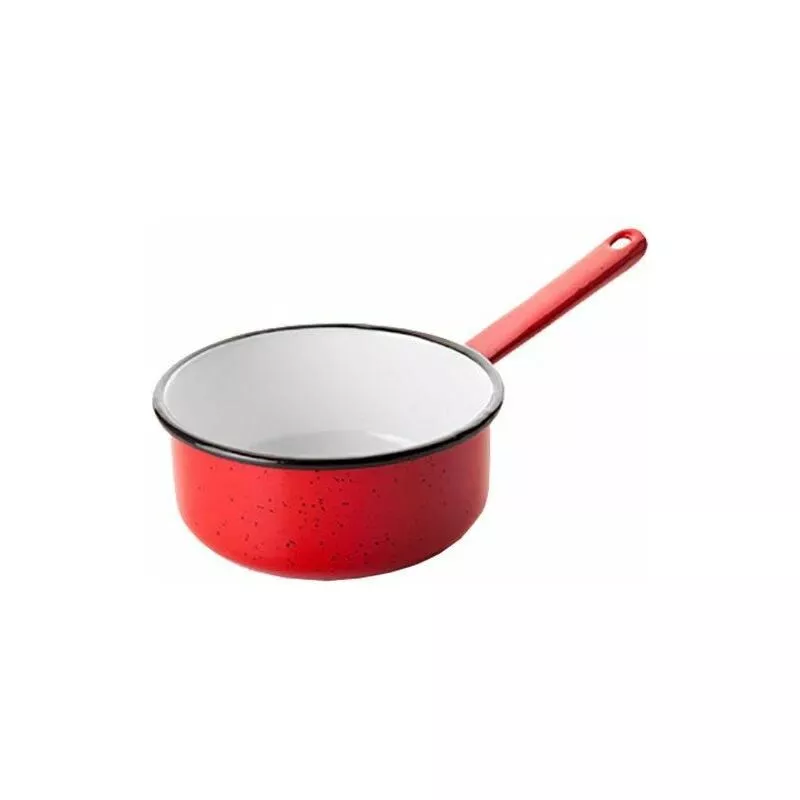 Ibili - Cazo de acero esmaltado rojo 12 cm barato