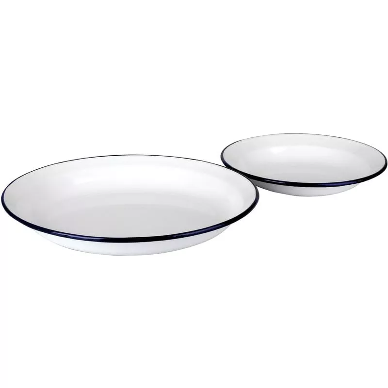Ibili - Plato Mesa Hondo 24Cm Blanco Acero Esmaltado barato