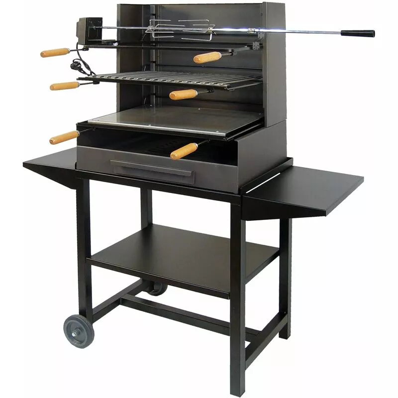 Imex El Zorro - Barbacoa completa con Bandejas Metálicas y kit Pollo 61x40x135 barato