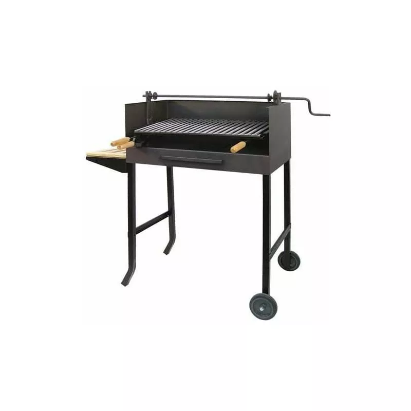 Imex El Zorro - Barbacoa Completo Con Elevador Y Bandeja De Madera 50X40X107 En Oferta Imex El Zorro - Barbacoa Completo Con Elevador Y Bandeja De Madera 50X40X107 Barato