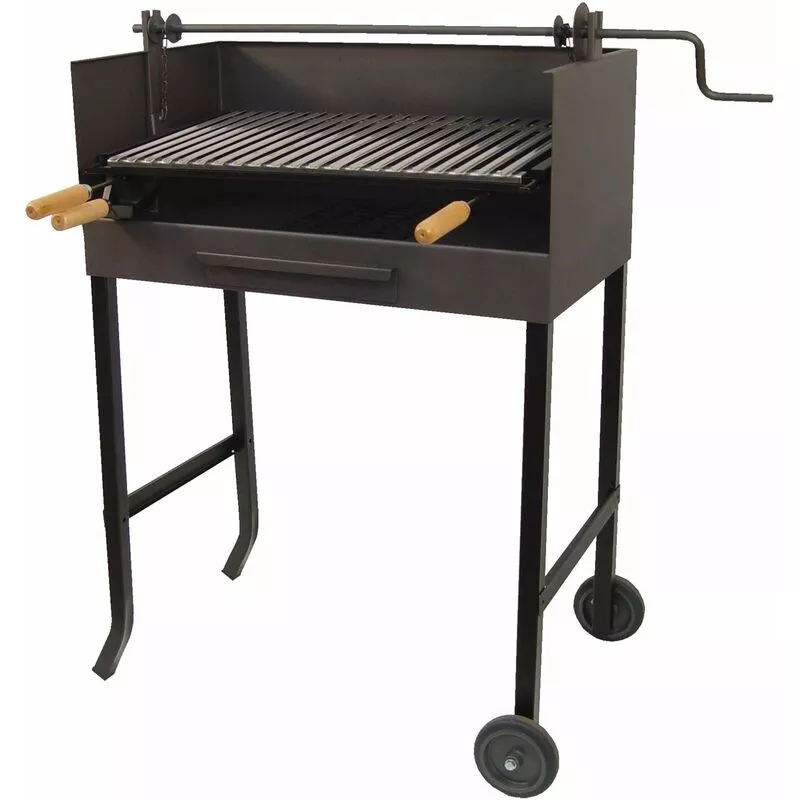 Imex El Zorro - Barbacoa Con Elevador Y Parrilla Inox 50X40X107 En Oferta Imex El Zorro - Barbacoa Con Elevador Y Parrilla Inox 50X40X107 Barato
