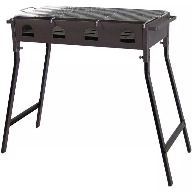 Imex El Zorro - Barbacoa Con Parrilla Cincada Para Leña Y Carbón 51X34X70 En Oferta Imex El Zorro - Barbacoa Con Parrilla Cincada Para Leña Y Carbón 51X34X70 Barato
