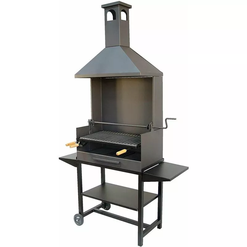 Imex El Zorro - Barbacoa Con Chimenea Completa Y Bandejas Metálicas 72X40X217 En Oferta Imex El Zorro - Barbacoa Con Chimenea Completa Y Bandejas Metálicas 72X40X217 Barato
